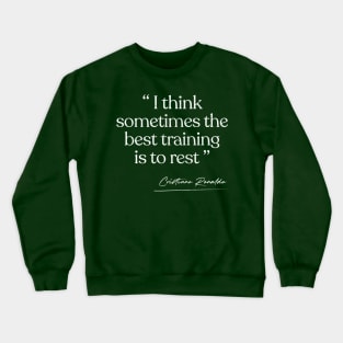 Ronaldo - Soccer/Football Lover Typography Quote Design Crewneck Sweatshirt